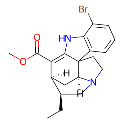 12-Bromo-19,20-dihydroakuammicine