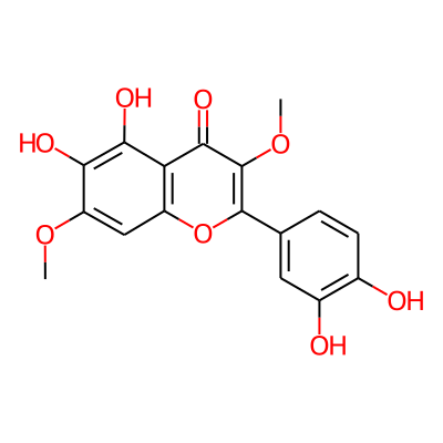 3',4',5,6-Tetrahydroxy-3,7-dimethoxyflavone