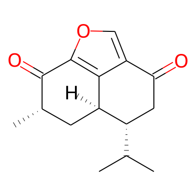 3H-Naphtho(1,8-bc)furan-3,8(4H)-dione, 5,5a,6,7-tetrahydro-7-methyl-5-(1-methylethyl)-, (5R,5aR,7S)-