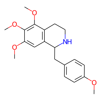 5,6,7-Trimethoxy-1-[(4-methoxyphenyl)methyl]-1,2,3,4-tetrahydroisoquinoline