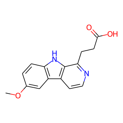 9H-Pyrido[3,4-b]indole-1-propanoic acid, 6-methoxy-