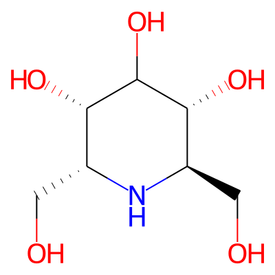 (2r,3r,5s,6r)-2,6-Bis(hydroxymethyl)piperidine-3,4,5-triol