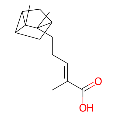 (E)-5-((1R,3R,6S)-2,3-Dimethyltricyclo[2.2.1.02,6]heptan-3-yl)-2-methylpent-2-enoic acid