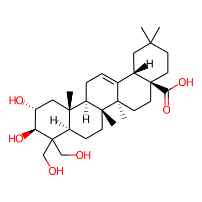 (4aS,6aR,6aS,6bR,8aR,10R,11R,12aR,14bS)-10,11-dihydroxy-9,9-bis(hydroxymethyl)-2,2,6a,6b,12a-pentamethyl-1,3,4,5,6,6a,7,8,8a,10,11,12,13,14b-tetradecahydropicene-4a-carboxylic acid
