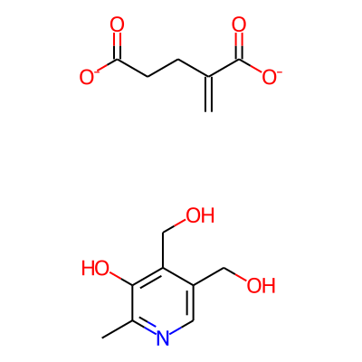 4,5-Bis(hydroxymethyl)-2-methylpyridin-3-ol;2-methylidenepentanedioate