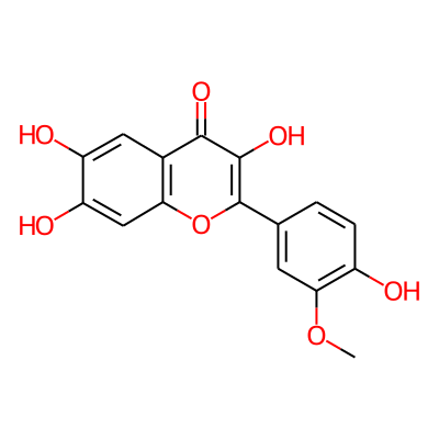 3,6,7-Trihydroxy-2-(4-hydroxy-3-methoxyphenyl)chromen-4-one