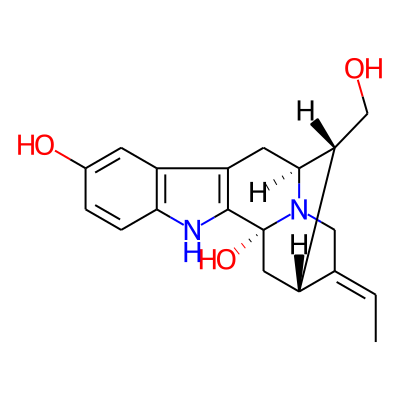 (1R,12S,13R,14R,15E)-15-ethylidene-13-(hydroxymethyl)-3,17-diazapentacyclo[12.3.1.02,10.04,9.012,17]octadeca-2(10),4(9),5,7-tetraene-1,7-diol