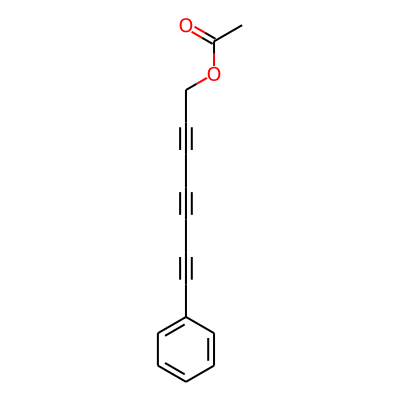 7-Phenyl-2,4,6-heptatriyne-1-ol acetate