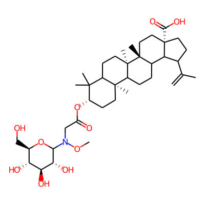 (3S)-O-(N-Methoxy-N-D-glucosylglycyl)betulinic acid