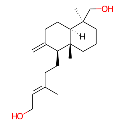 [1S,8aalpha,(+)]-Decahydro-5beta-[(E)-5-hydroxy-3-methyl-3-pentenyl]-1,4abeta-dimethyl-6-methylene-1-naphthale