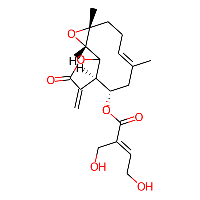 [(2S,4R,7E,10S,11R)-4,8-dimethyl-12-methylidene-13-oxo-3,14-dioxatricyclo[9.3.0.02,4]tetradec-7-en-10-yl] (E)-4-hydroxy-2-(hydroxymethyl)but-2-enoate