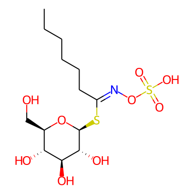 [(2S,3R,4S,5S,6R)-3,4,5-trihydroxy-6-(hydroxymethyl)oxan-2-yl] (1Z)-N-sulfooxyheptanimidothioate