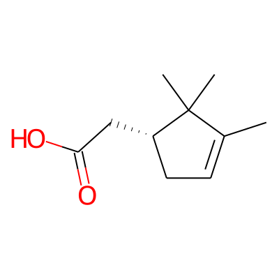 3-Cyclopentene-1-acetic acid, 2,2,3-trimethyl-, (R)-