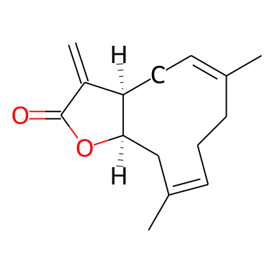 (3aR,5Z,9Z,11aR)-6,10-dimethyl-3-methylidene-3a,4,7,8,11,11a-hexahydrocyclodeca[b]furan-2-one