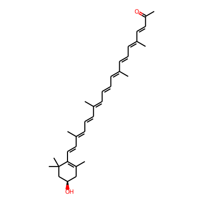 (3E,5E,7E,9E,11E,13E,15E,17E,19E)-20-[(4R)-4-hydroxy-2,6,6-trimethylcyclohexen-1-yl]-5,9,14,18-tetramethylicosa-3,5,7,9,11,13,15,17,19-nonaen-2-one