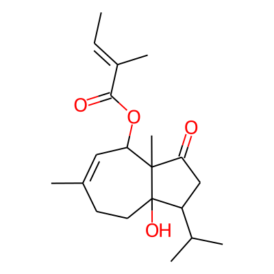 (8a-hydroxy-3a,6-dimethyl-3-oxo-1-propan-2-yl-2,4,7,8-tetrahydro-1H-azulen-4-yl) (E)-2-methylbut-2-enoate