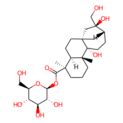 [(2S,3R,4S,5S,6R)-3,4,5-trihydroxy-6-(hydroxymethyl)oxan-2-yl] (1S,4S,5R,9R,10S,13R,14R)-10,14-dihydroxy-14-(hydroxymethyl)-5,9-dimethyltetracyclo[11.2.1.01,10.04,9]hexadecane-5-carboxylate