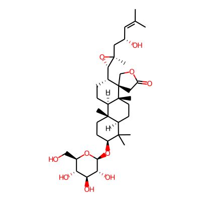 (1S,2S,4aR,4bR,7S,8aR,10aR)-2-[(2S,3S)-3-[(2R)-2-hydroxy-4-methylpent-3-enyl]-3-methyloxiran-2-yl]-4b,8,8,10a-tetramethyl-7-[(2R,3R,4S,5S,6R)-3,4,5-trihydroxy-6-(hydroxymethyl)oxan-2-yl]oxyspiro[2,3,4