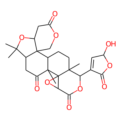 19-(2-hydroxy-5-oxo-2H-furan-4-yl)-9,9,13,20-tetramethyl-4,8,15,18-tetraoxahexacyclo[11.9.0.02,7.02,10.014,16.014,20]docosane-5,12,17-trione