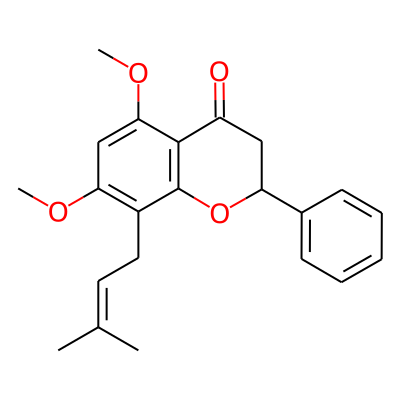 8-Prenyl-5,7-dimethoxyflavanone