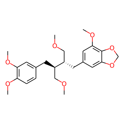 6-[(2R,3R)-3-[(3,4-dimethoxyphenyl)methyl]-4-methoxy-2-(methoxymethyl)butyl]-4-methoxy-1,3-benzodioxole