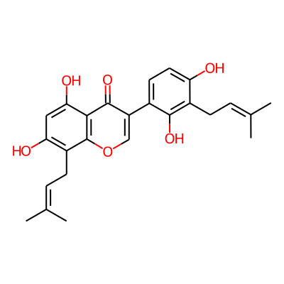 5,7,2',4'-Tetrahydroxy-8,3'-diprenylisoflavone