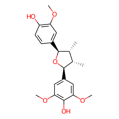 4-[(2S,3S,4R,5R)-5-(4-hydroxy-3-methoxyphenyl)-3,4-dimethyloxolan-2-yl]-2,6-dimethoxyphenol