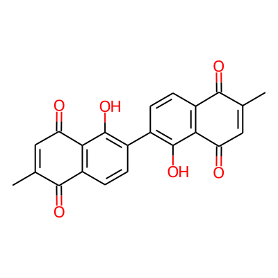 (2,2'-Binaphthalene)-5,5',8,8'-tetrone, 1,1'-dihydroxy-6,6'-dimethyl-