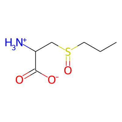 2-Azaniumyl-3-propylsulfinylpropanoate