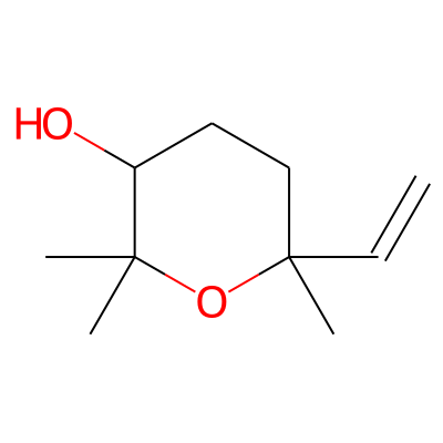 2H-Pyran-3-ol, 6-ethenyltetrahydro-2,2,6-trimethyl-