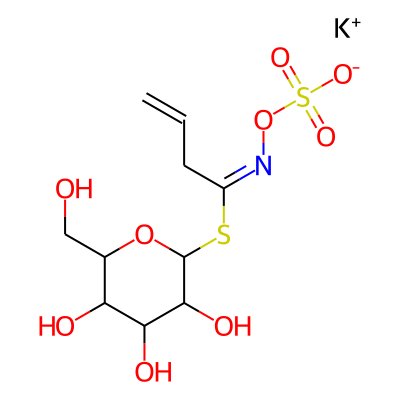 potassium;[(E)-1-[3,4,5-trihydroxy-6-(hydroxymethyl)oxan-2-yl]sulfanylbut-3-enylideneamino] sulfate