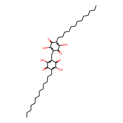 2,5-Cyclohexadiene-1,4-dione, 2,2'-methylenebis(3,6-dihydroxy-5-tridecyl-