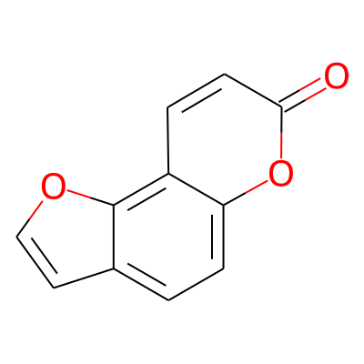Furo[2,3-f]chromen-7-one