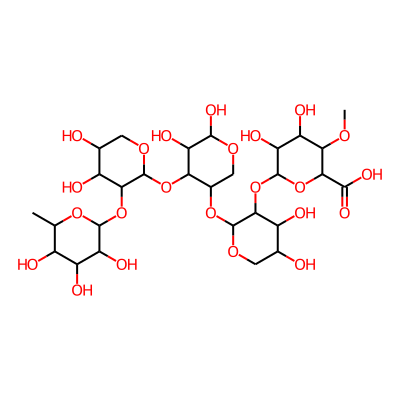 6-[2-[4-[4,5-Dihydroxy-3-(3,4,5-trihydroxy-6-methyloxan-2-yl)oxyoxan-2-yl]oxy-5,6-dihydroxyoxan-3-yl]oxy-4,5-dihydroxyoxan-3-yl]oxy-4,5-dihydroxy-3-methoxyoxane-2-carboxylic acid