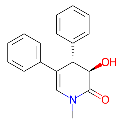 (3R,4S)-3-hydroxy-1-methyl-4,5-diphenyl-3,4-dihydropyridin-2-one