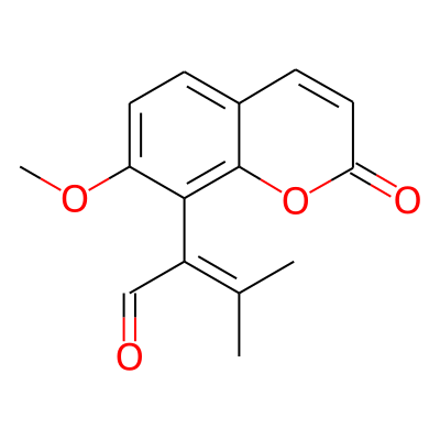 2-(7-Methoxy-2-oxochromen-8-yl)-3-methylbut-2-enal