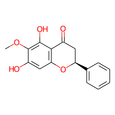 Flavanone, 5,7-dihydroxy-6-methoxy-
