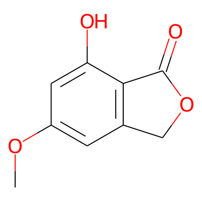 1(3H)-Isobenzofuranone, 7-hydroxy-5-methoxy-