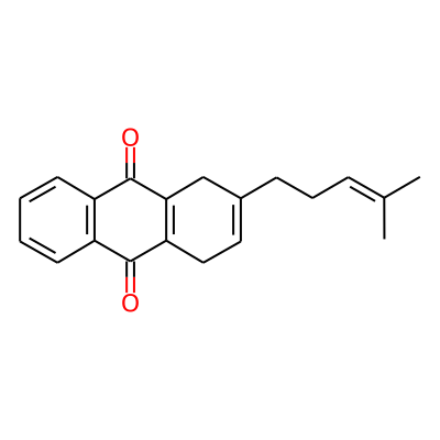 2-(4-Methylpent-3-en-1-yl)-1,4-dihydroanthracene-9,10-dione