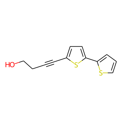 5-(4-Hydroxybut-1-ynyl)-2,2'-bithiophene
