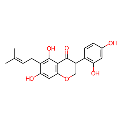 5,7,2',4'-Tetrahydroxy-6-prenylisoflavanone