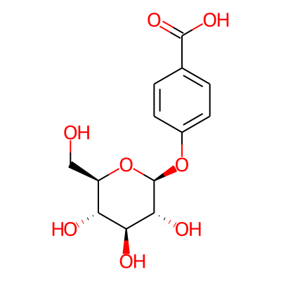 4-(beta-D-glucosyloxy)benzoic acid