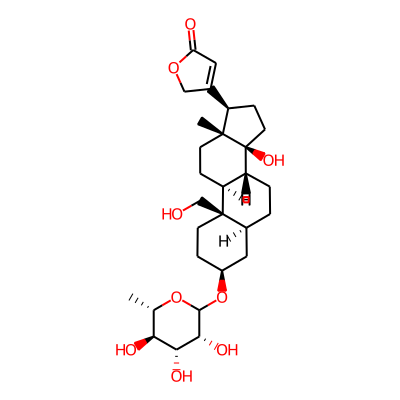 Coroglaucigenin 3-rhamnoside