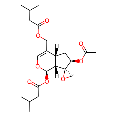 [(1R,4aR,6R,7R,7aR)-6-acetyloxy-1-(3-methylbutanoyloxy)spiro[4a,5,6,7a-tetrahydro-1H-cyclopenta[c]pyran-7,2'-oxirane]-4-yl]methyl 3-methylbutanoate