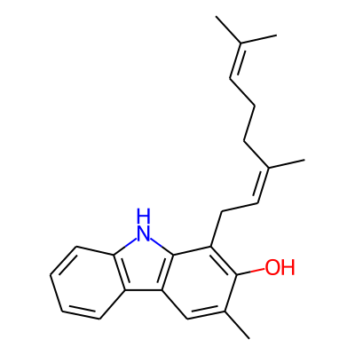 1-(3,7-Dimethyl-octa-2,6-dienyl)-3-methyl-9H-carbazol-2-ol