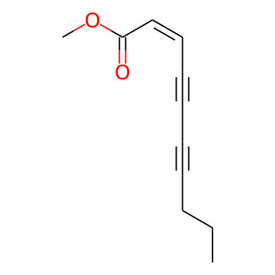 2-Decene-4,6-diynoic acid, methyl ester, (Z)-