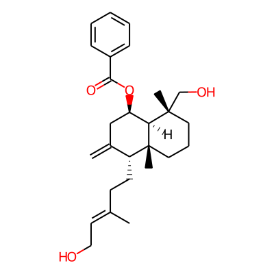 [(1R,4R,4aR,8R,8aR)-8-(hydroxymethyl)-4-[(E)-5-hydroxy-3-methylpent-3-enyl]-4a,8-dimethyl-3-methylidene-2,4,5,6,7,8a-hexahydro-1H-naphthalen-1-yl] benzoate