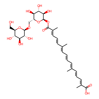 Crocetin monogentibiosyl ester