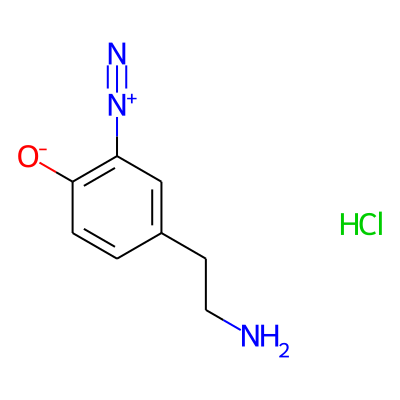 3-Diazotyramine hydrochloride
