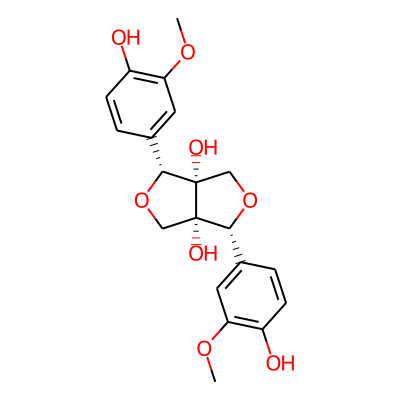 (3R,3aS,6R,6aS)-3,6-bis(4-hydroxy-3-methoxyphenyl)-1,3,4,6-tetrahydrofuro[3,4-c]furan-3a,6a-diol